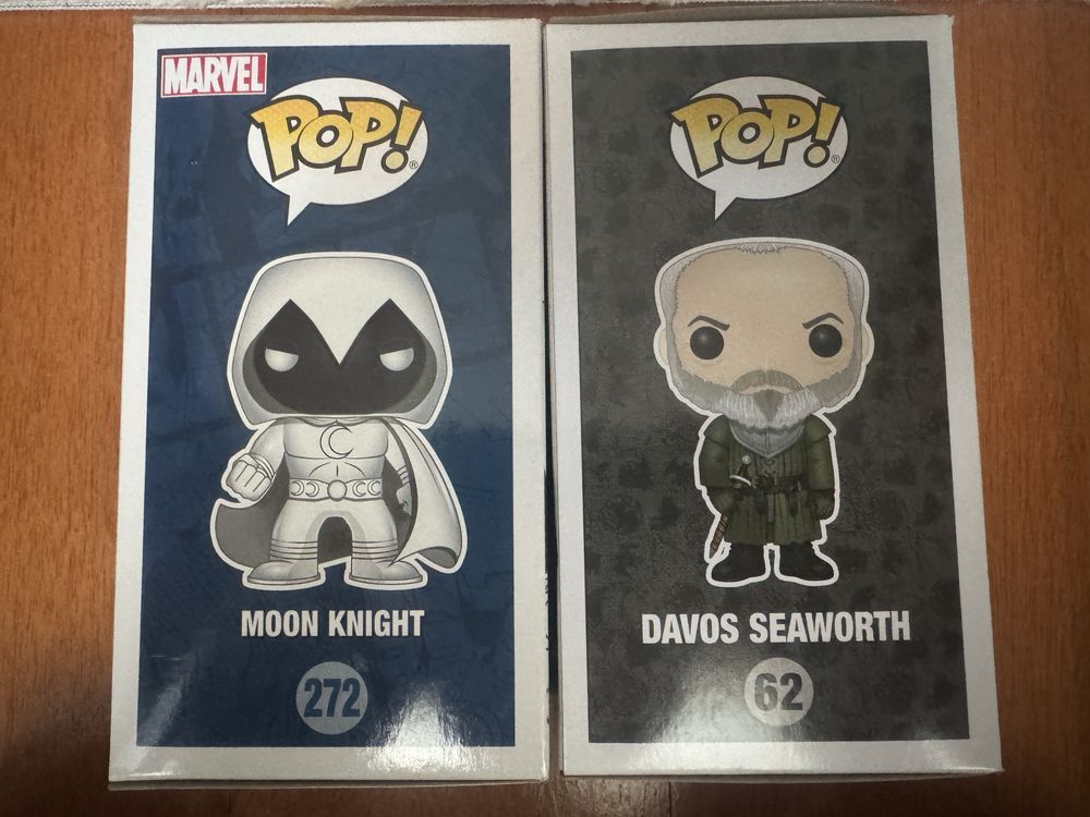 Funko Pop Marvel e Game of thrones