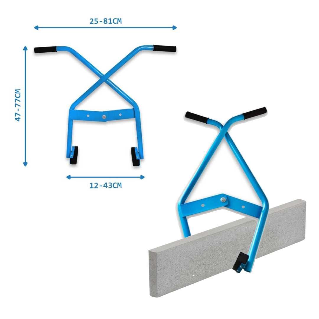 Chwytak do kostki brukowej krawężników do 100kg 0-37cm