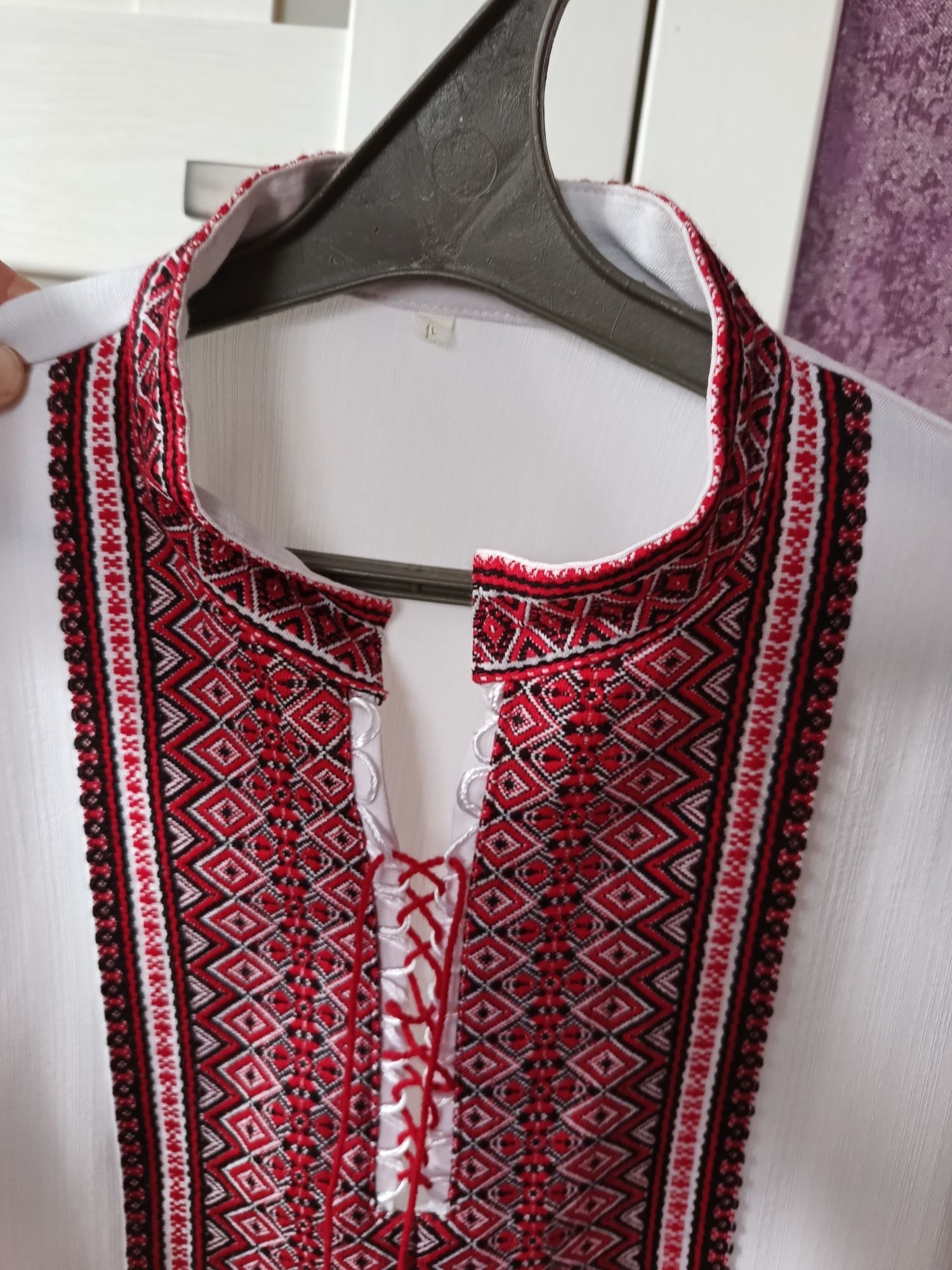 Вишита сорочка рубашка чоловіча вишиванка 48-50 р M L