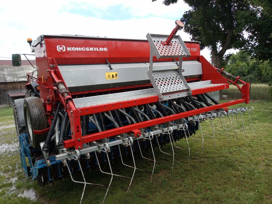 Zestaw uprawowo-siewny Kongskilde + brona wirowa Rabewerk