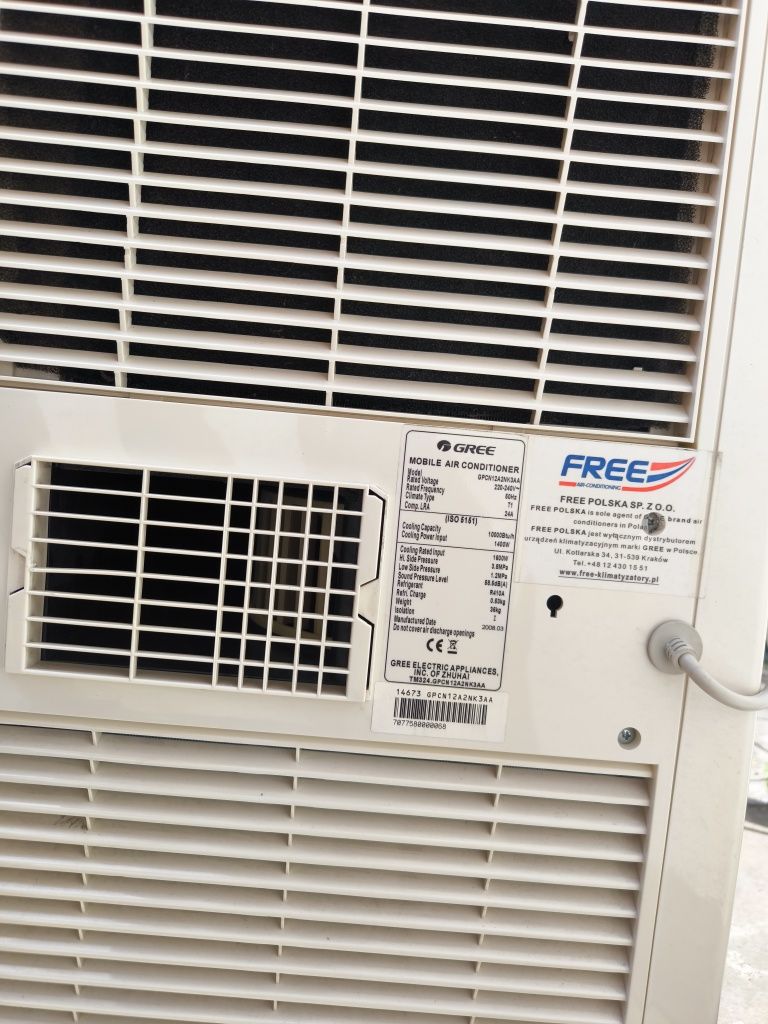 GREE klimatyzator przenośny 1400W