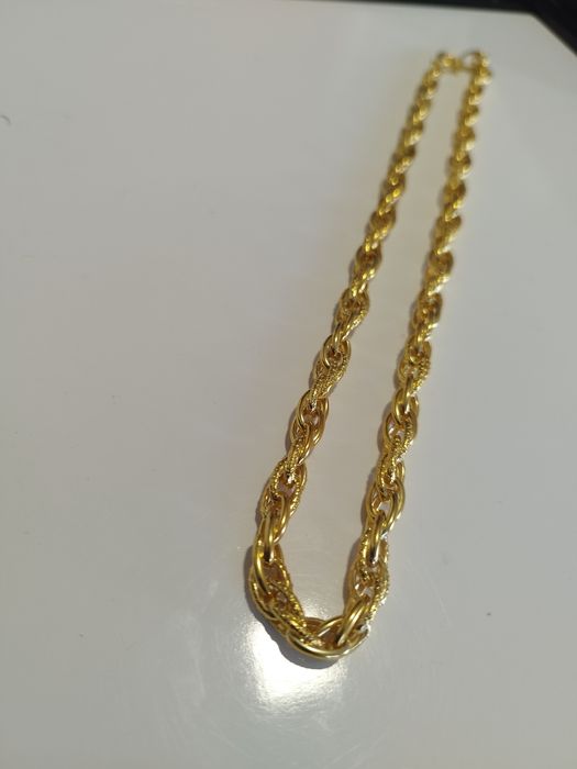 Fio dourado em prata 925