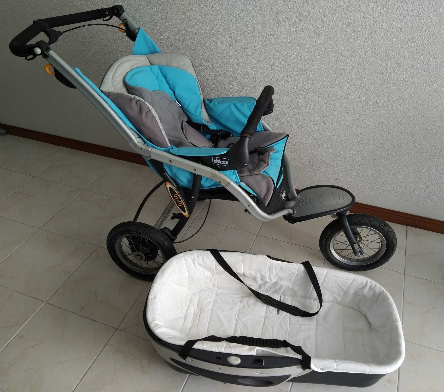 Carrinho criança chico com alcofa