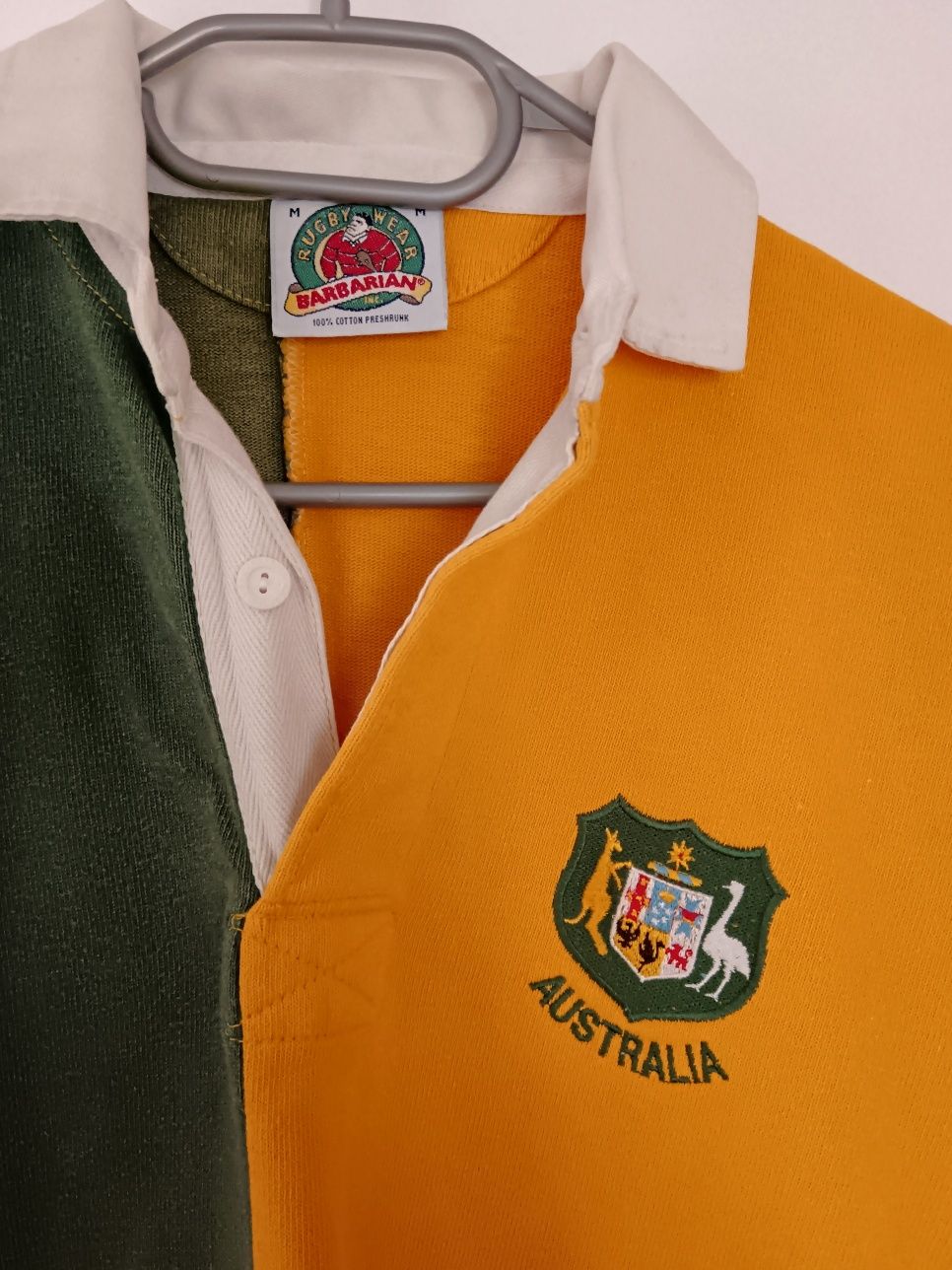Camisola original da equipa de Rugby África do Sul
