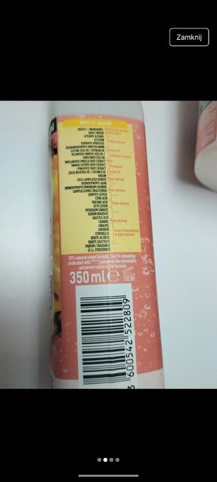 Garnier odżywka maska odżywka pineapple ananasowa hair food fructis