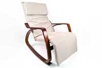 Крісло гойдалка для квартири, кресло качалка Style RC003 Walnut Beige