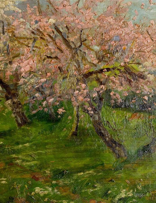 Pintura amendoeiras flor Falcão Trigoso | século XX