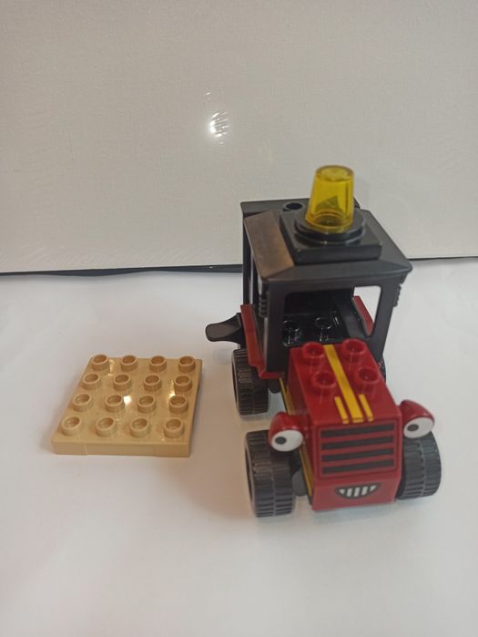 Wózek widlowy widlak Lego Duplo Bob budowniczy