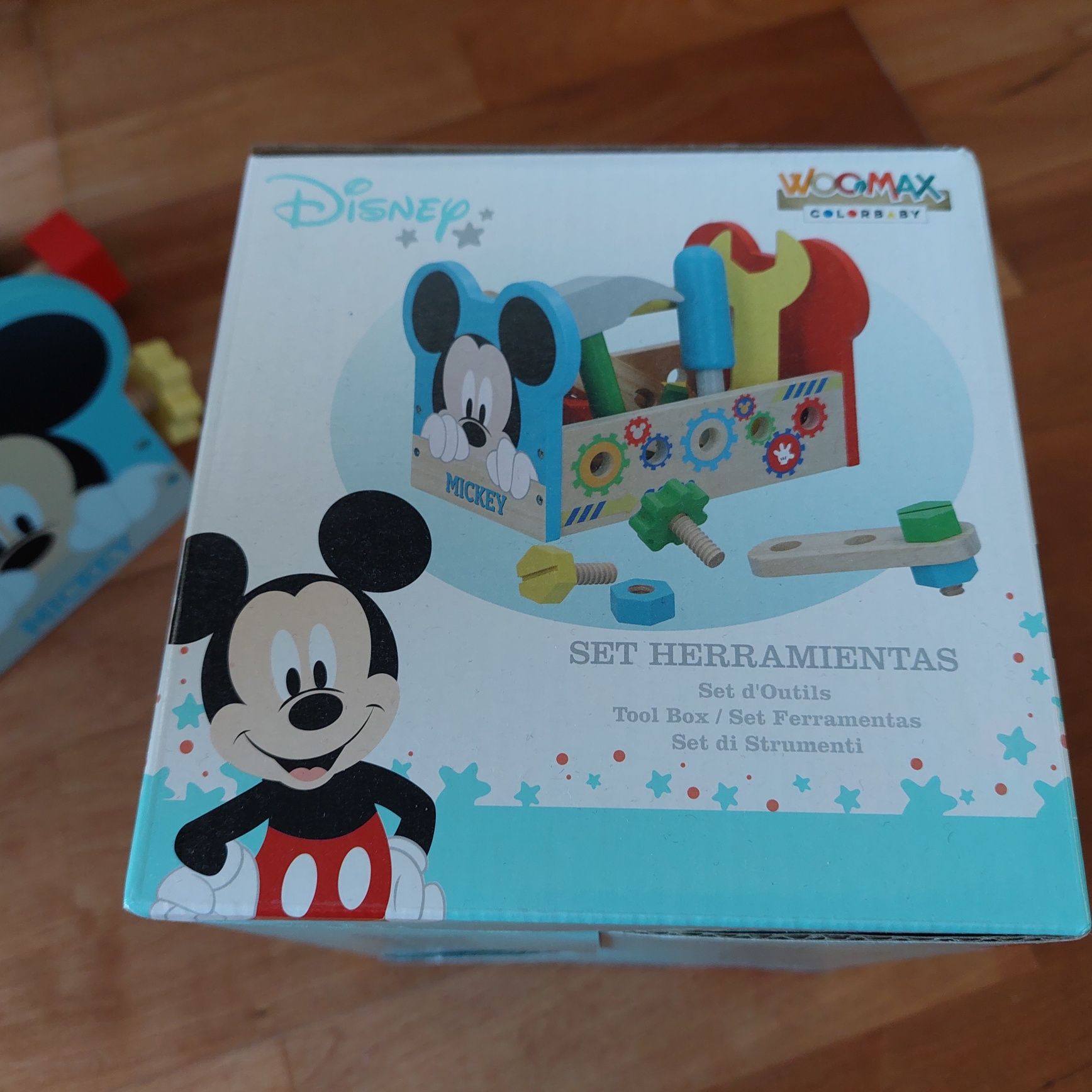 Estojo ferramentas Disney - material de madeira