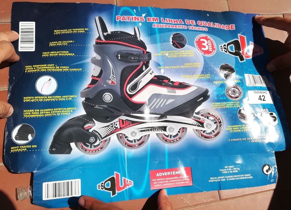 Patins em linha adulto n.º 42