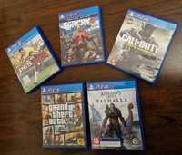 Diversos jogos para Playstation PS4.