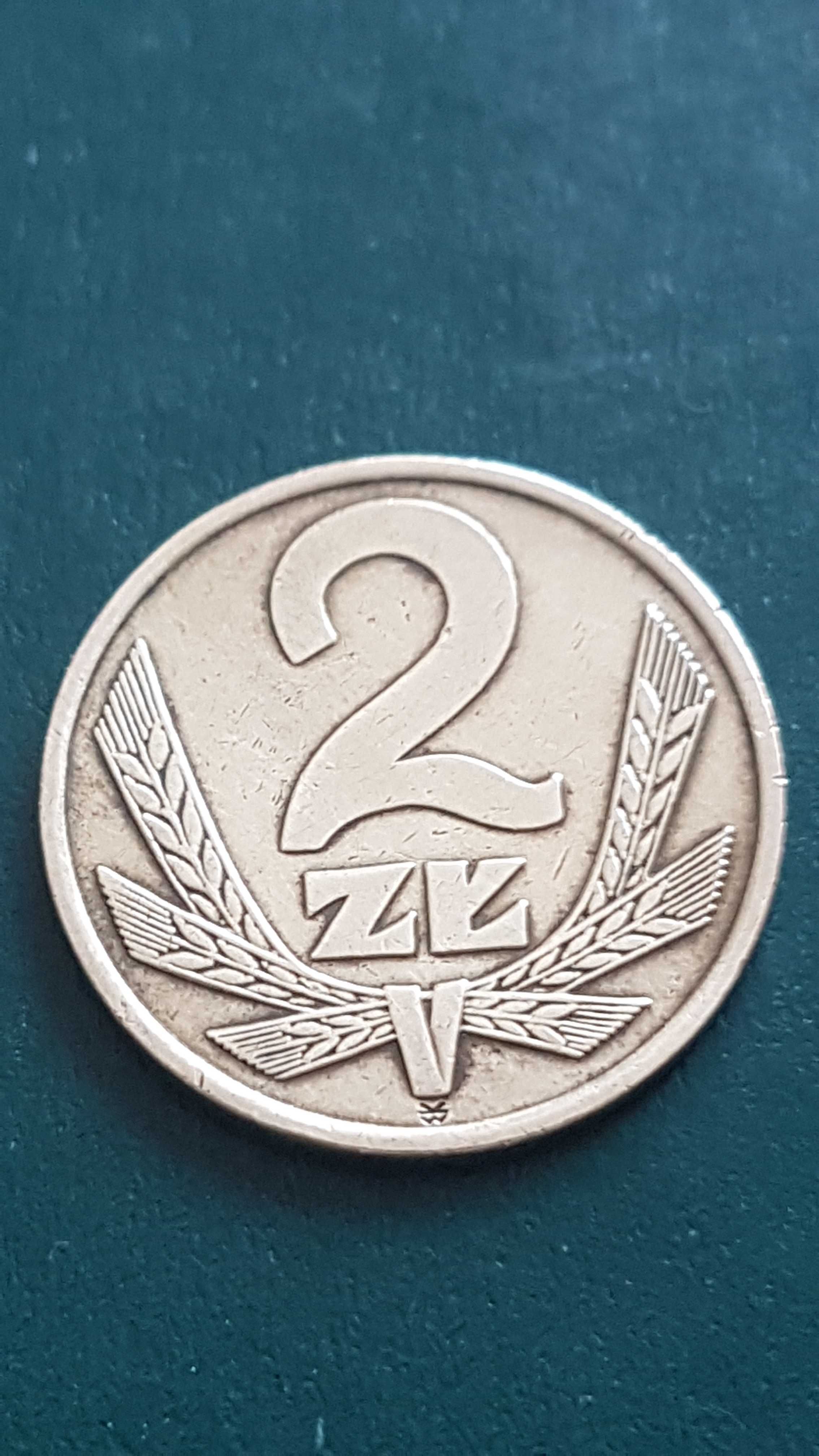 2 zl 1976 bez znaku mennicy