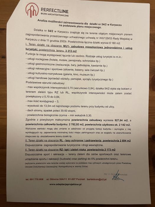 Działka budowlana Karpacz