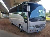 KAMPER z autobusu isuzu 6 Osobowy kamper turquoise