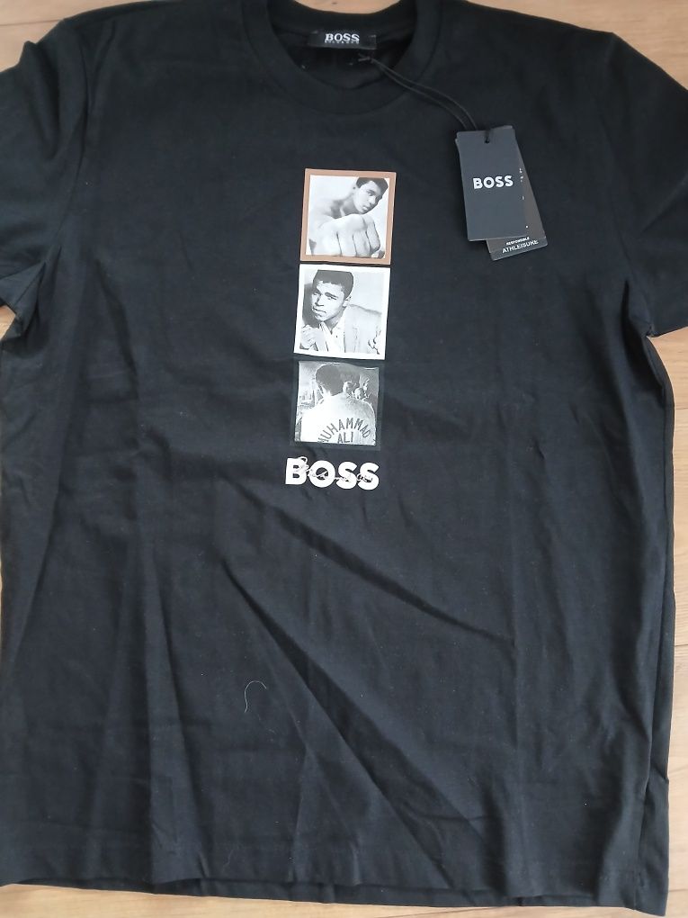 Czarna koszulka męska Boss XL-XXL