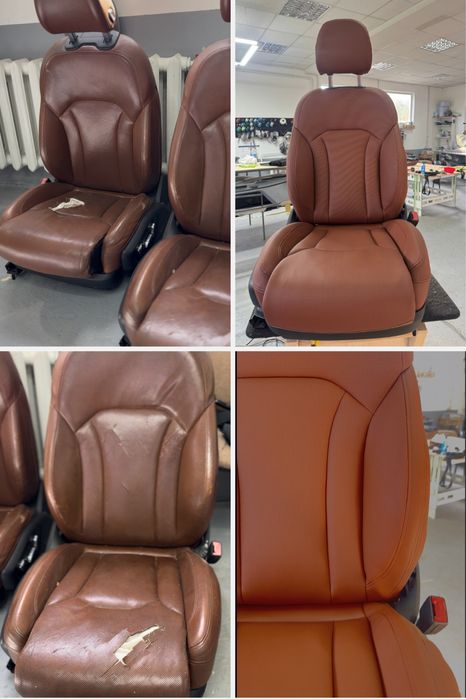 Перетяжка салонів, реставрація сидінь | Шкіра, алькантара, екошкіра