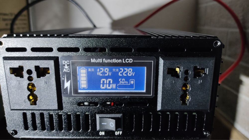 Инвертор 12v 220v 7000w (модифікований синус) інвертор