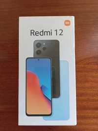 Xiaomi redmi 12, чёрный 8/128 GB, андроид 14, новый запечатанный.