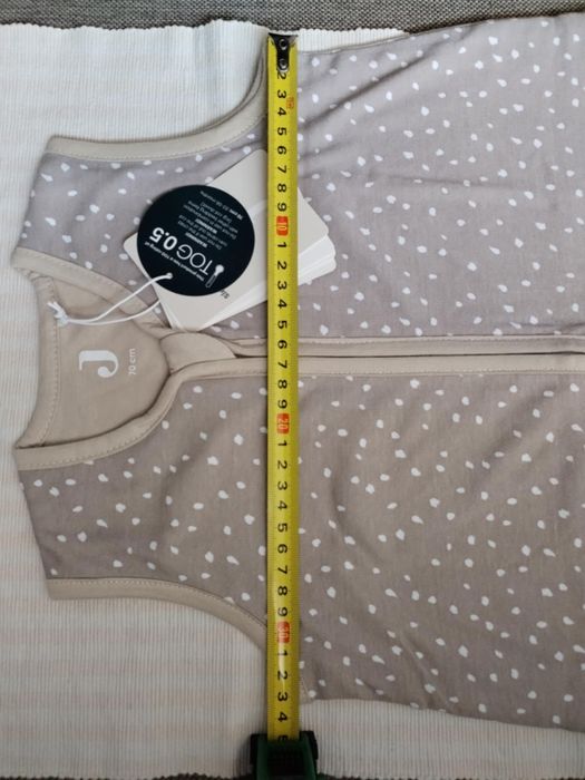 Jollein śpiworek niemowlęcy do 6 m letni beżowy Spickle Nougat 70 cm