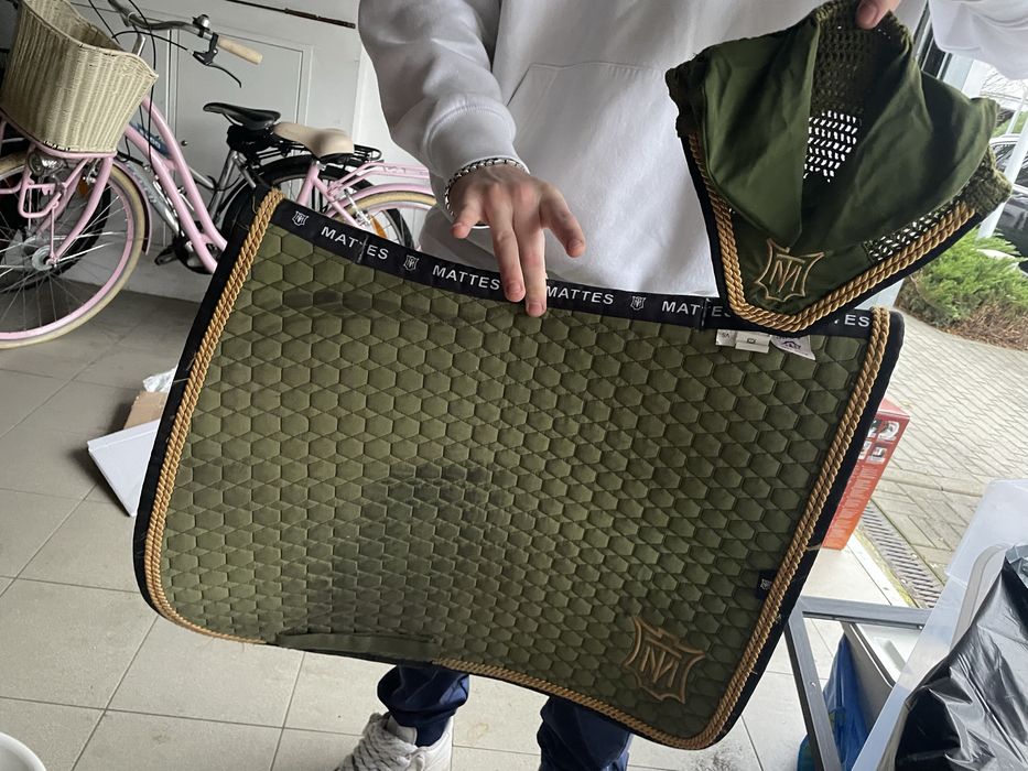 Czaprak+ nauszniki zestaw personalizowany Mattes cob