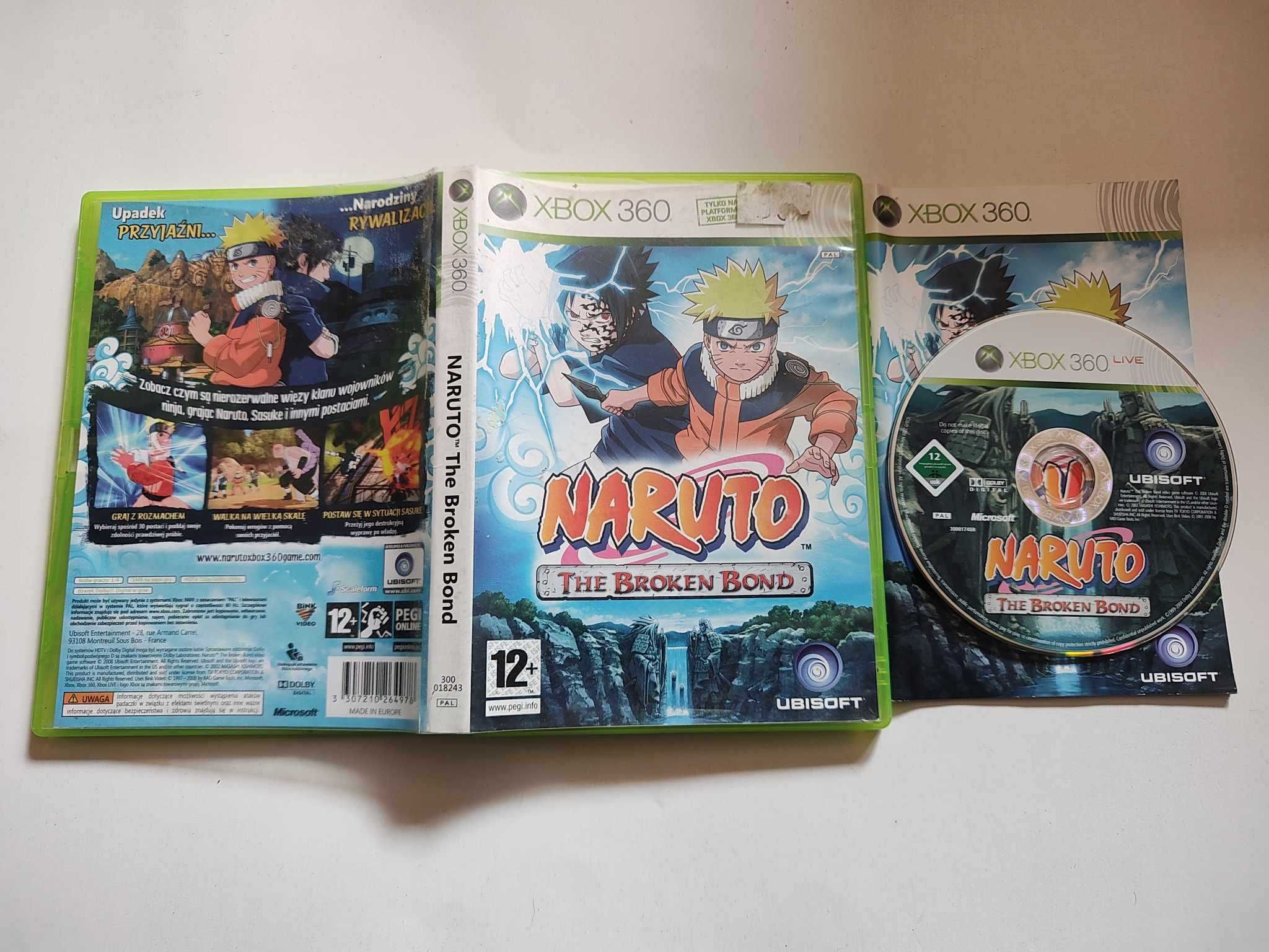 Xbox 360 gra Naruto The Broken Bond