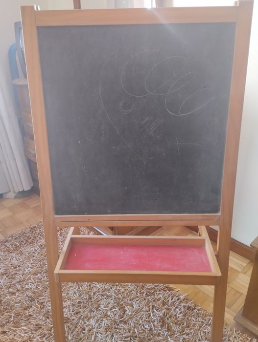 Cavalete duplo  para crianças
