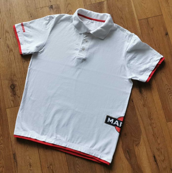 oryginalna biała koszulka polo Martini r. M