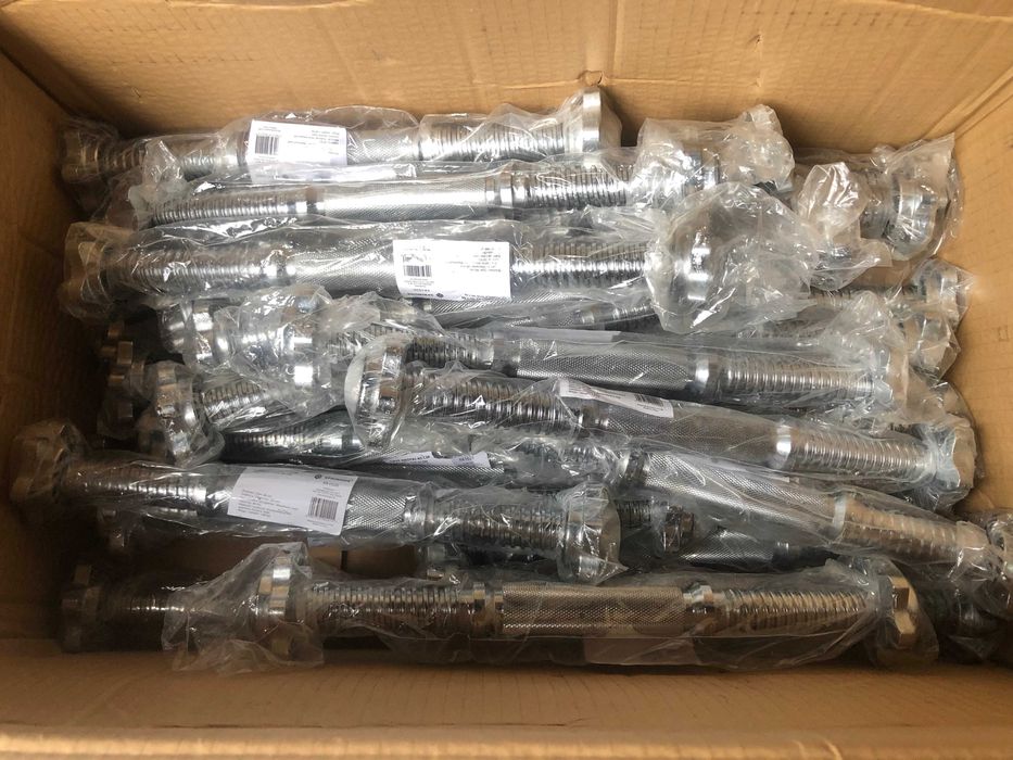 2x Gryf krótki do hantli sztangielek 2 x 35cm lub 40cm 25mm