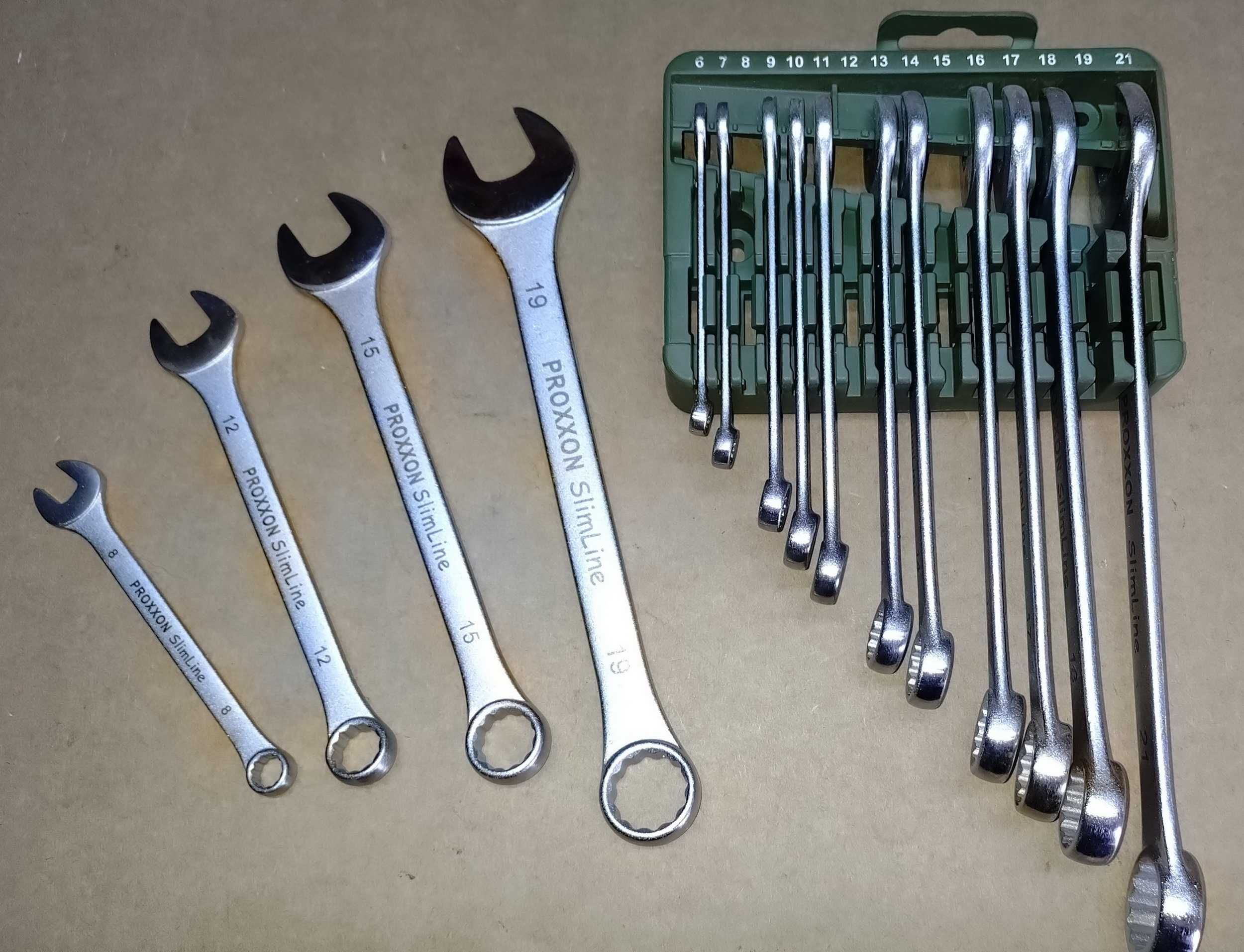 PROXXON zestaw kluczy płasko-oczkowych 6-21mm 15elem PR23821