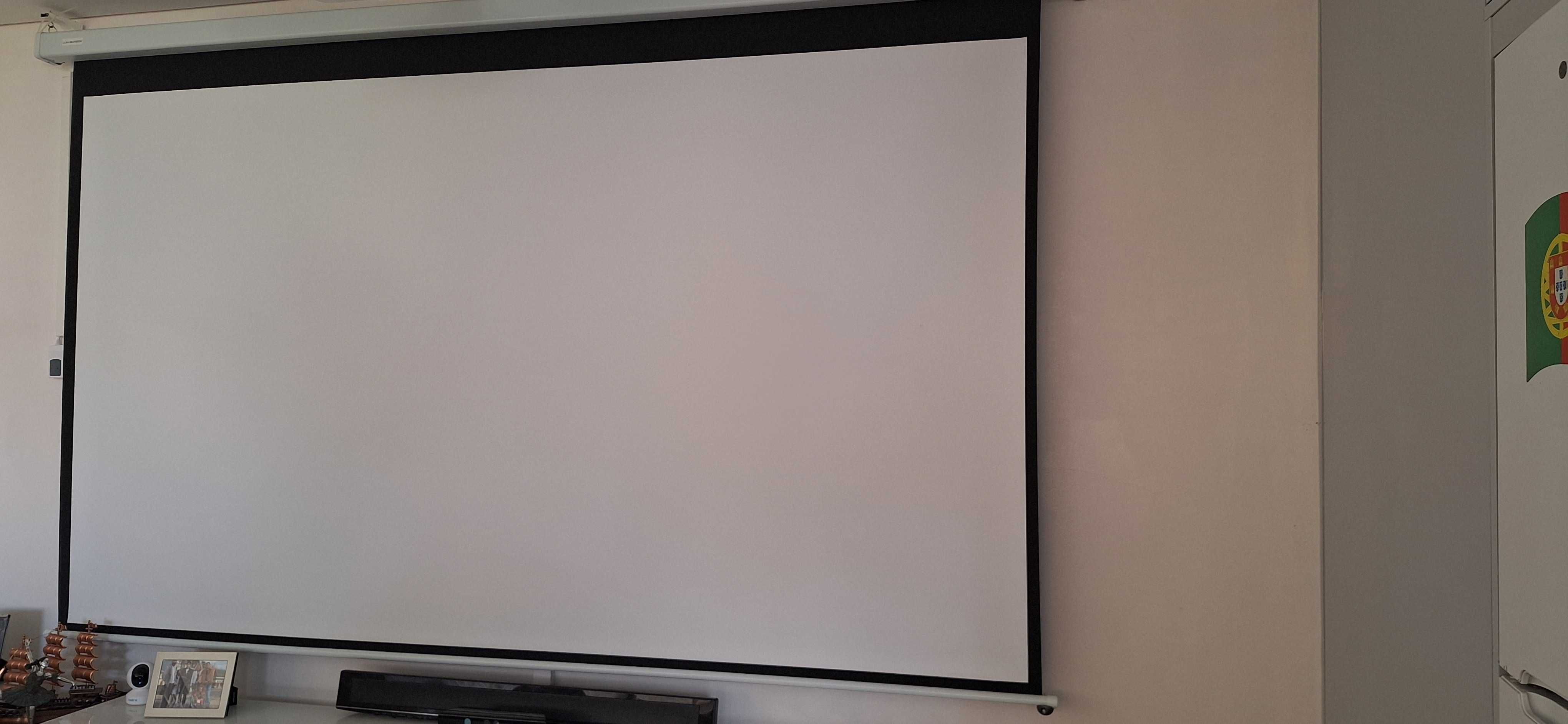 Projetor BENQ MS521 com Tela Suspensão Manual NAPOFIX 240X240