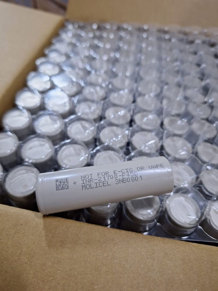 Акумулятор Molicel p45b 4500mAh geade A INR-21700
