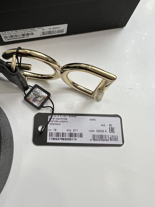 Женский кожаный ремень пояс DG Dolce&Gabbana Дольче Габбана оригинал