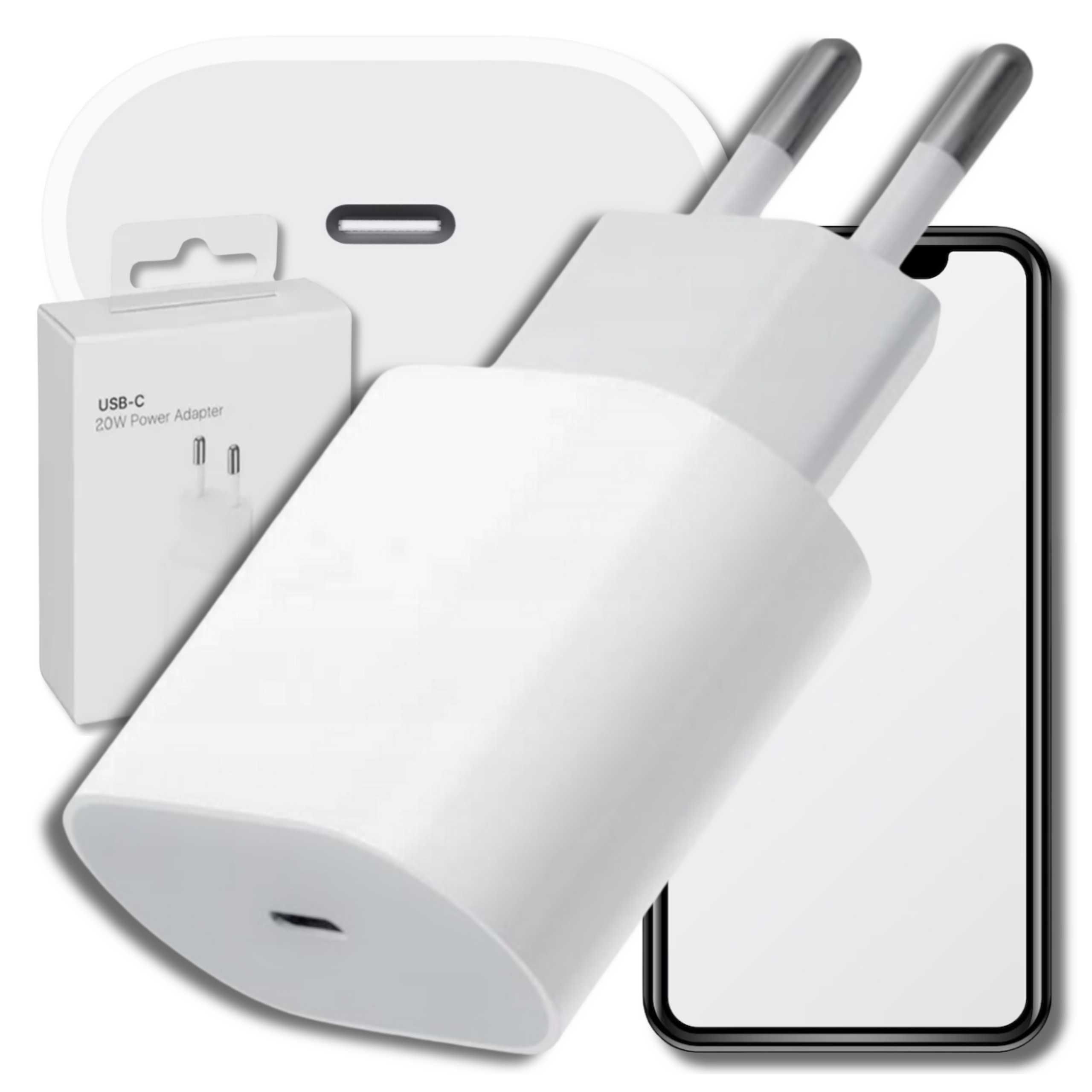 KOSTKA DO ŁADOWARKI 20W szybka ładowarka do iphone fast charge USB-C