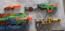 Nerf double punch zombie yellow slingfire