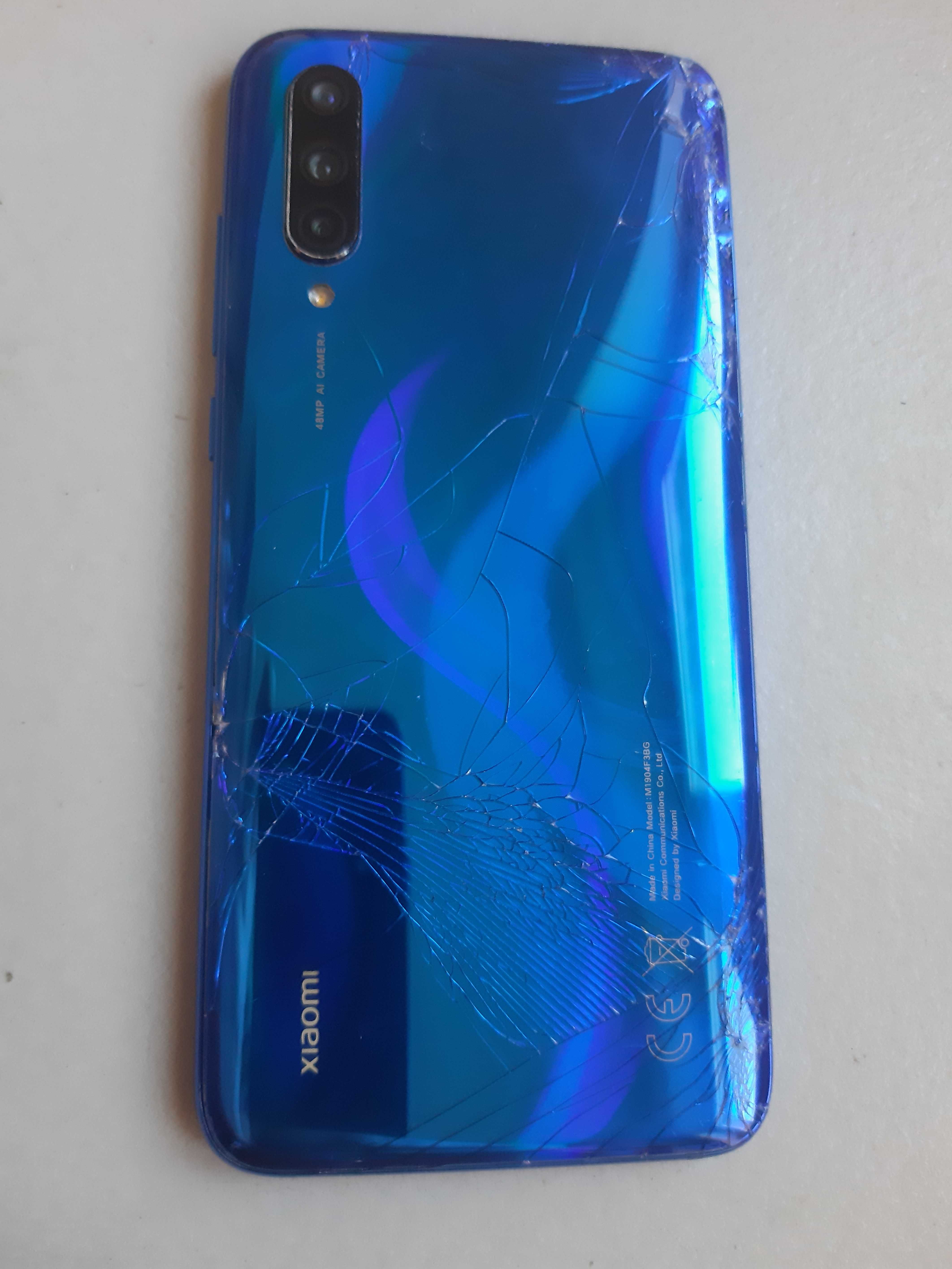 Telefon Xiaomi Mi9 Lite 6/64 gb Niebieski Uszkodzony Xaiomi Mi 9 Lite