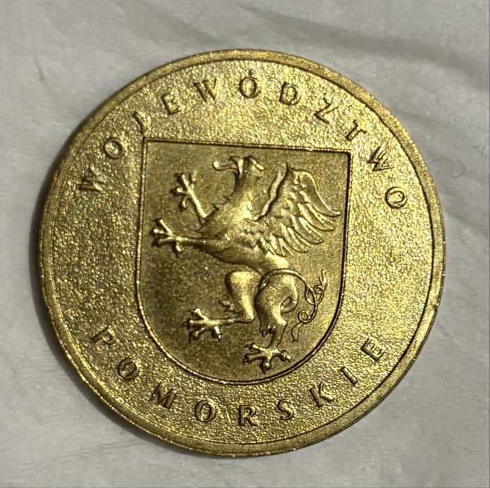 Moneta 2 zl wojewodztwo pomorskie 2004 r