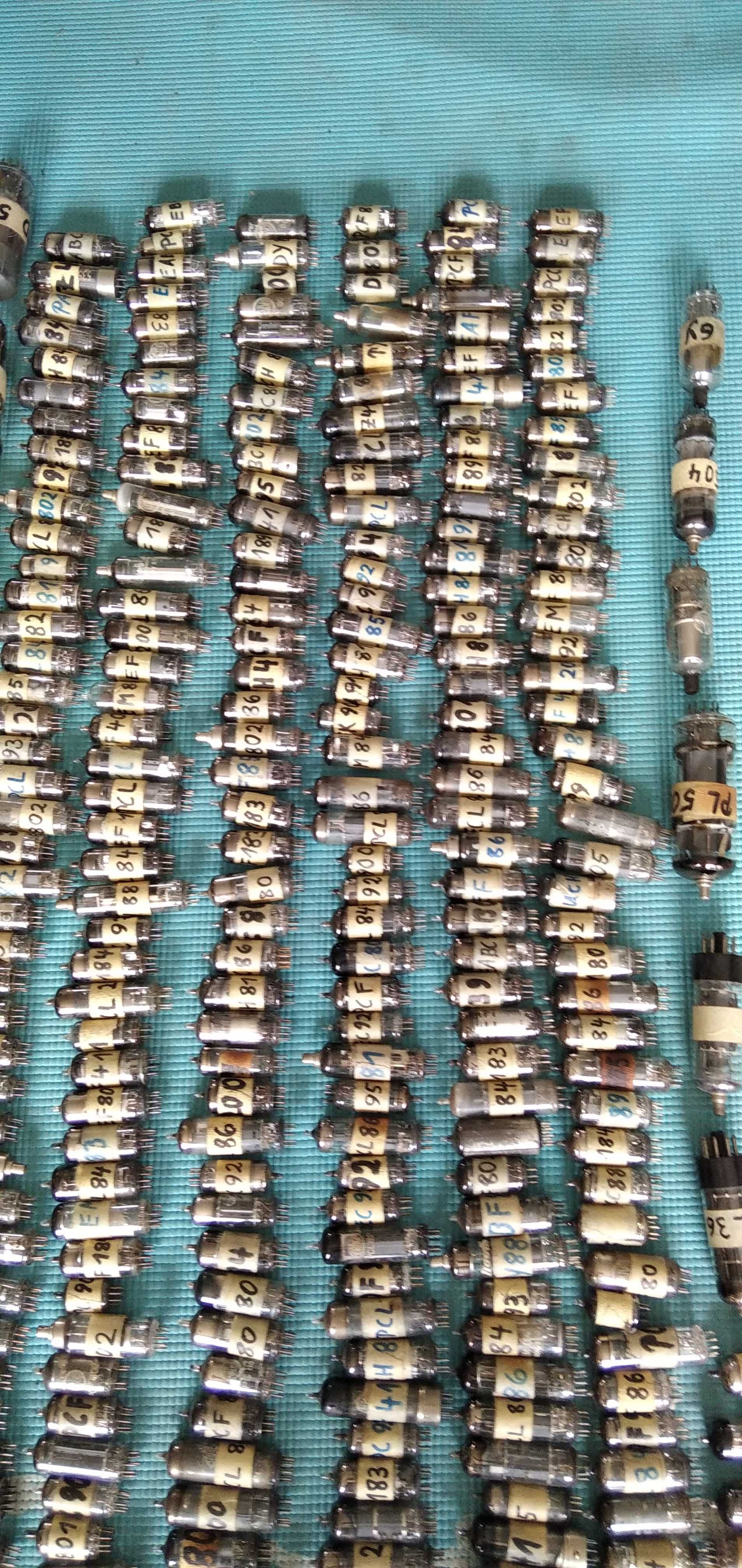 Lampy Elektronowe , ponad 200sztuk , opisane