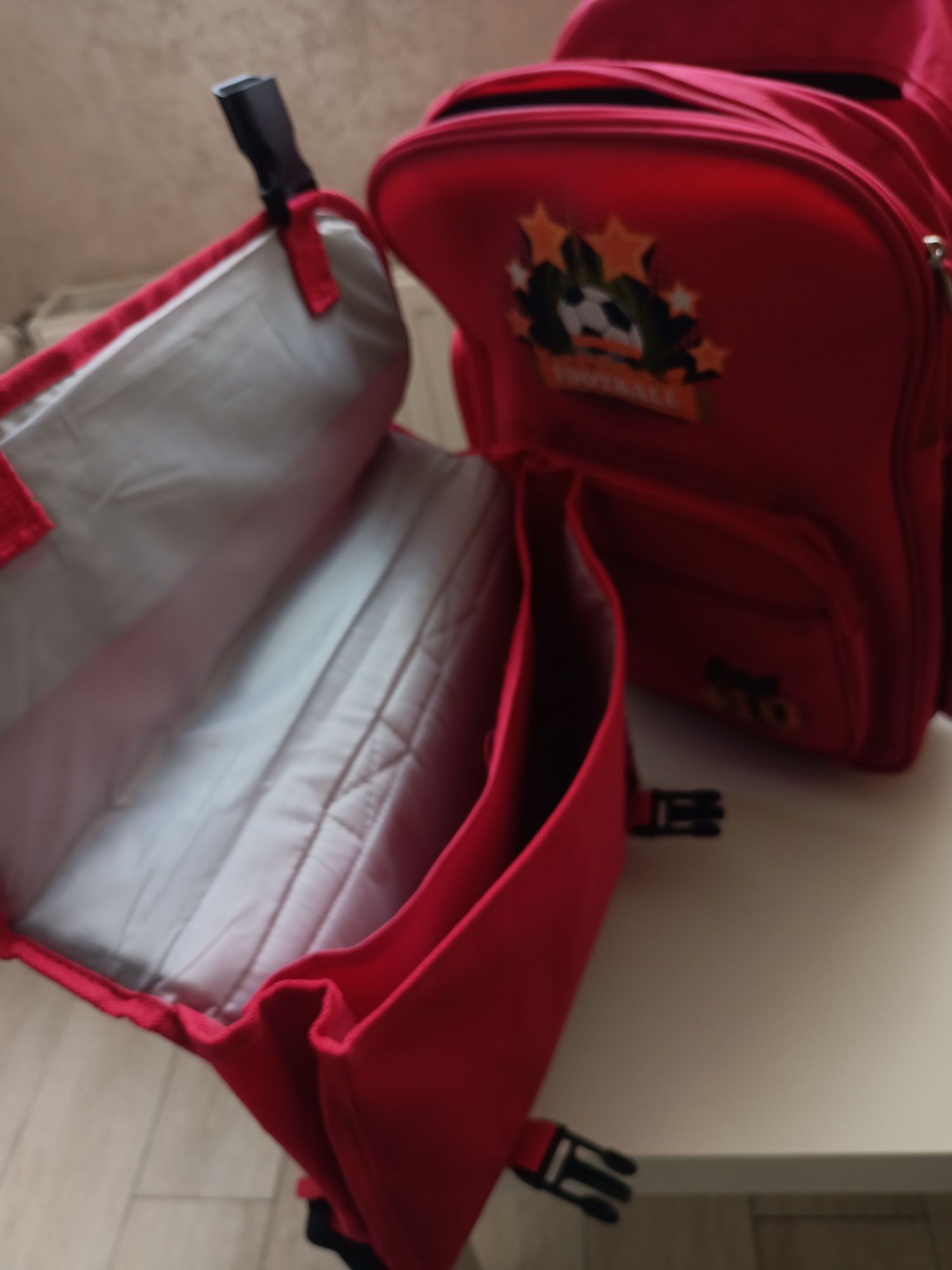 Подростковый чемодан рюкзак на колесах+рюкзак папка для обучения.