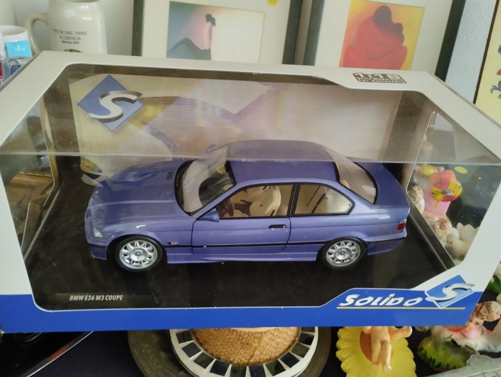 Miniatura Solido 1/18 BMW M3 E36 (Novo e na caixa original)