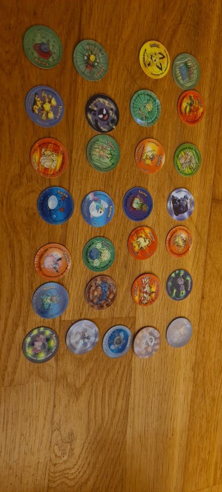 Tazos pokemon matutano