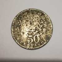 Moeda 50 centavos ano 1927