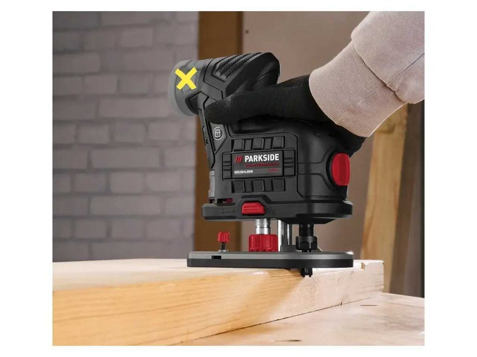 NEW! Акумуляторний безщітковий фрезер Parkside PPAKF 12 A1 + 6 фрез