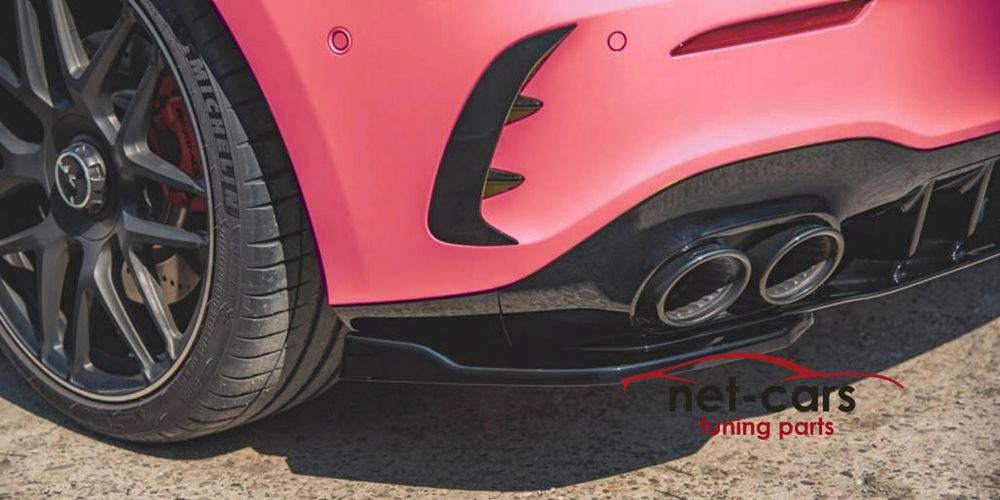 Dokładka Splitery zderzaka tył MERCEDES A W177 HB A45 A35 AMG połysk