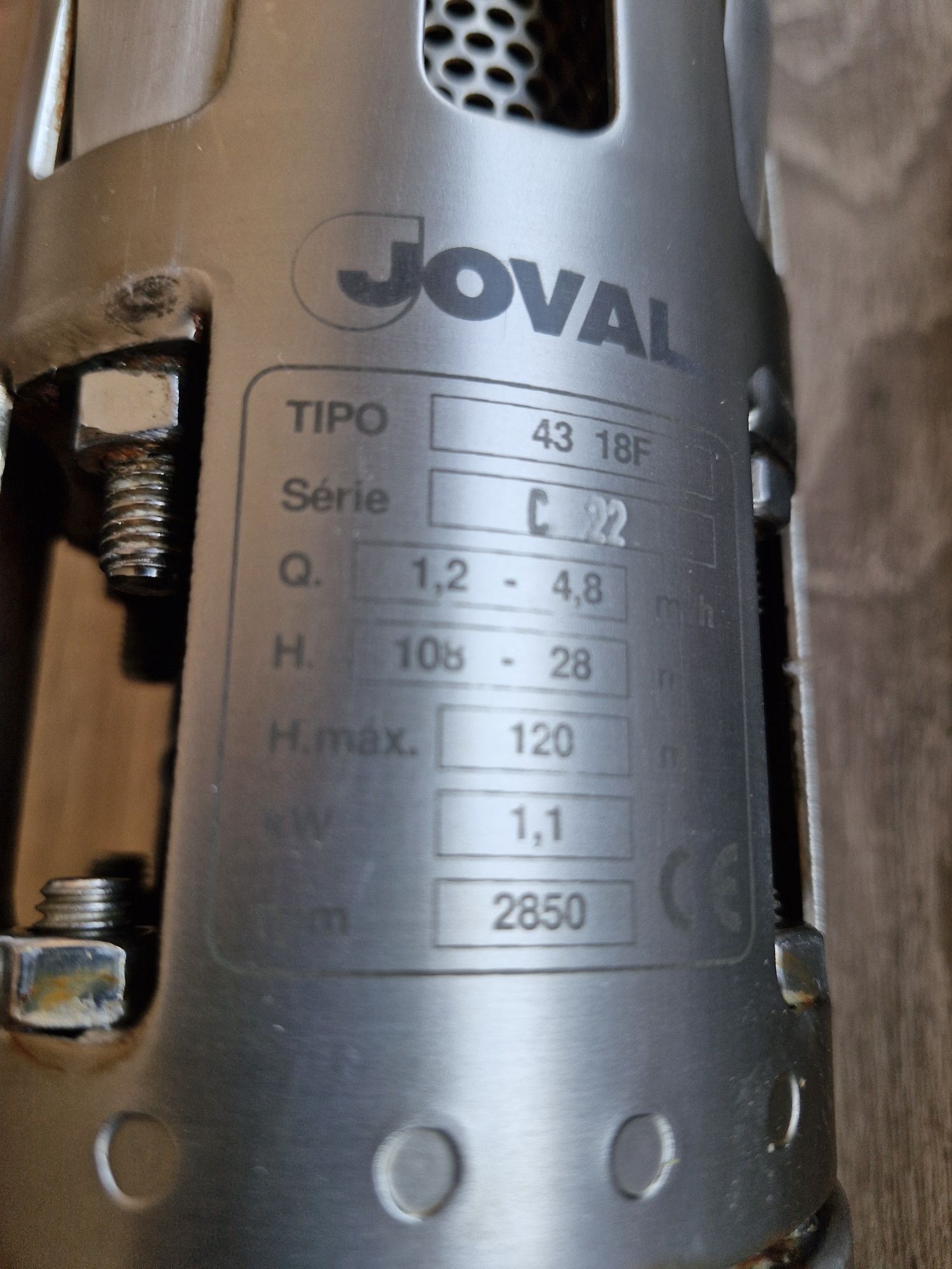 Electrobomba submersivel Trifásica 1.50CV 3.OA 380V