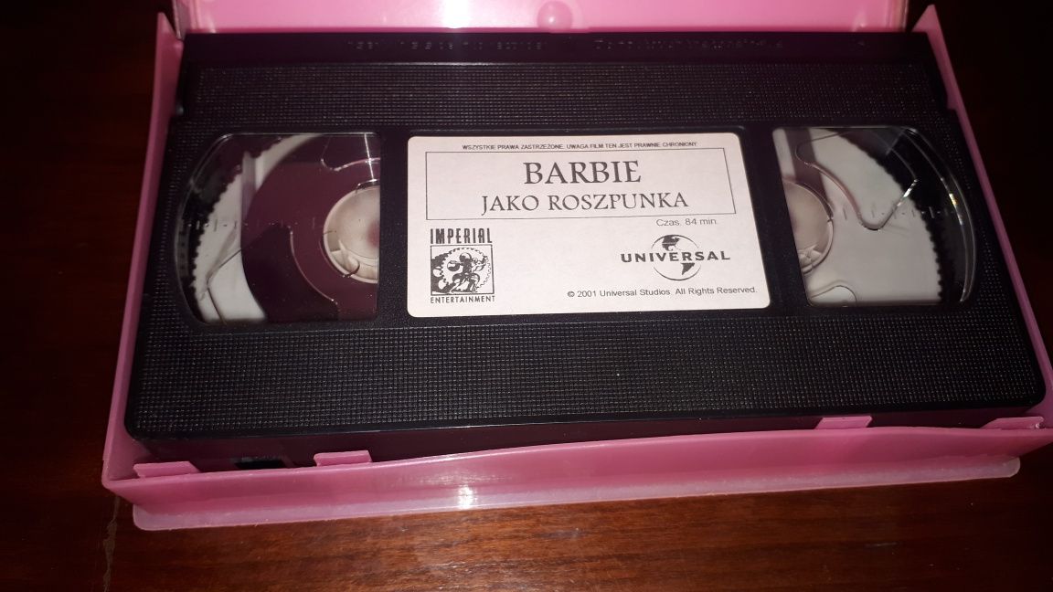 Kaseta VHS Barbie jako Roszpunka