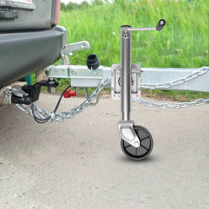 Koło podporowe do przyczepy kampera z korbą udźwig 540 kg
