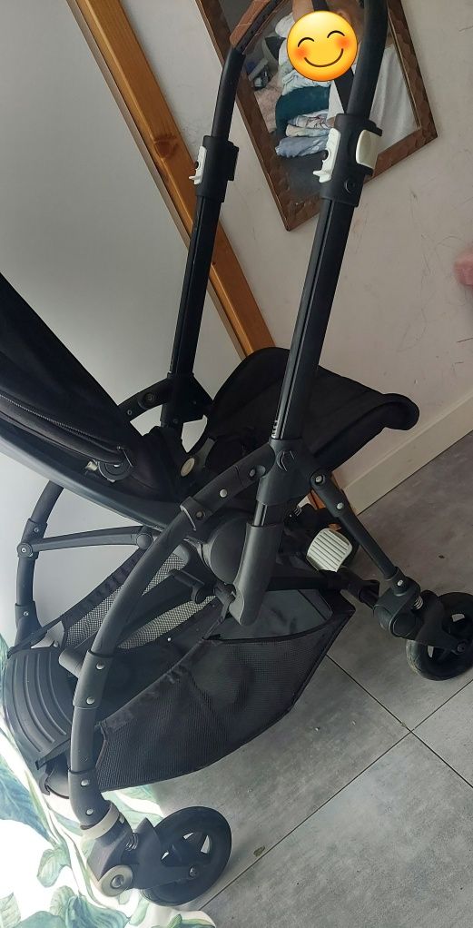 Bugaboo bee⁵ all black wózek spacerowy z możliwością 2w1 / 3w1