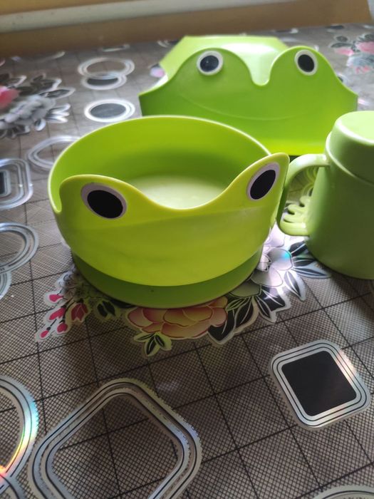 Детская посуда Ikea, дитячий посуд, набор детской посуды