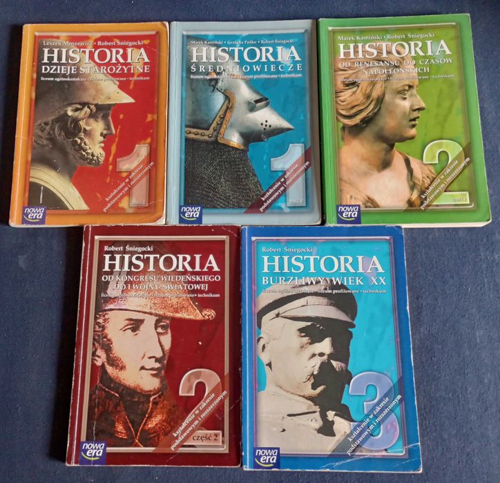 Historia 1-5 Nowa Era Robert Śniegocki komplet zakres rozszerzony