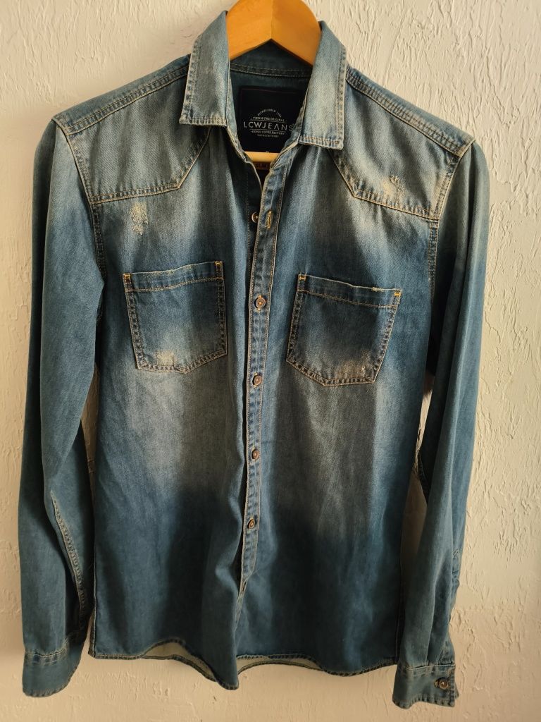 Nowa męska koszula jeansowa LCW Jeans S